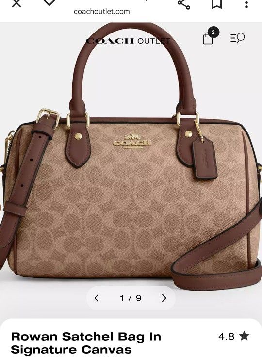 Large Rowan Coach Purse