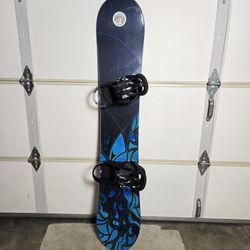 BURTON Snowboard 154cm BURTON Bindings