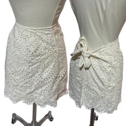 Vintage Handmade White Apron 