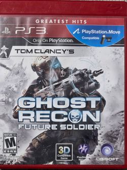 TOM CLANCYS GHOST RECON FUTURE SOLDIER FOR PS3