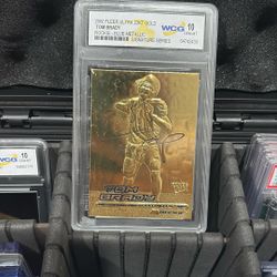Tom Brady 23kt Gold Gem Mint 10 Graded !!!!!