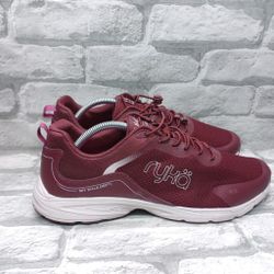 Ryka Sky Walk Swift Women's Size 11 M Walking/Running Sneakers; Bungie Burgundy