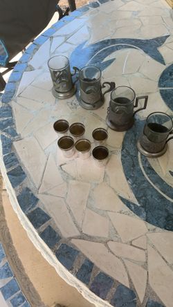 Shot Glasses And Coffee Drinking Glasses
