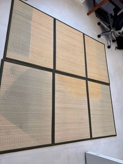 Two Japanese Tatami Mats - 39.5x 82 inches Each