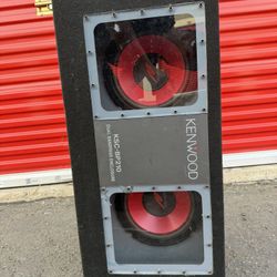 10 Inch Dual Kenwood Subwoofer With Ported Box