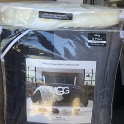 NIB UGG 5 PC Comforter Set