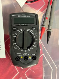 Bosch, digital multimeter.