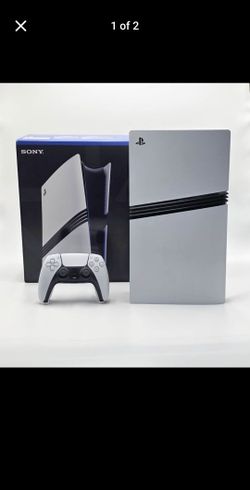 Ps5 Pro With Vertical Stand And Minimalist Controller Stand