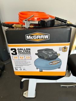 Air Compressor with gauge and hose New inbox!!!
