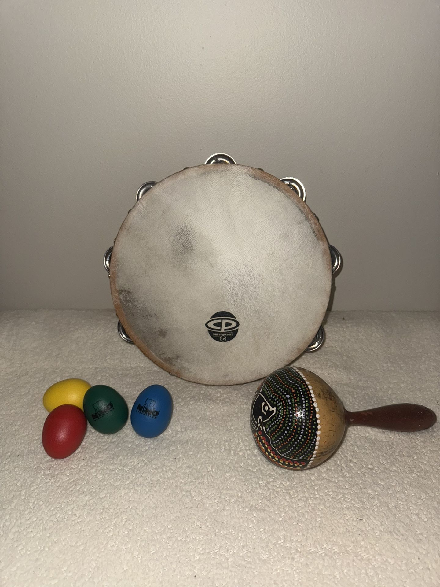 Set Of 3 Shakers And Tamborine