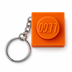 3D Printed Building Brick Keychain