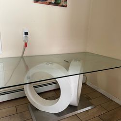 Glass Table 6ftx3ft.2in NEED GONE ASAP!