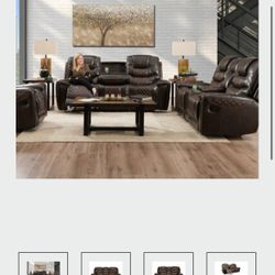 Brand New  Reclining Sofa And Loveseat For $1299