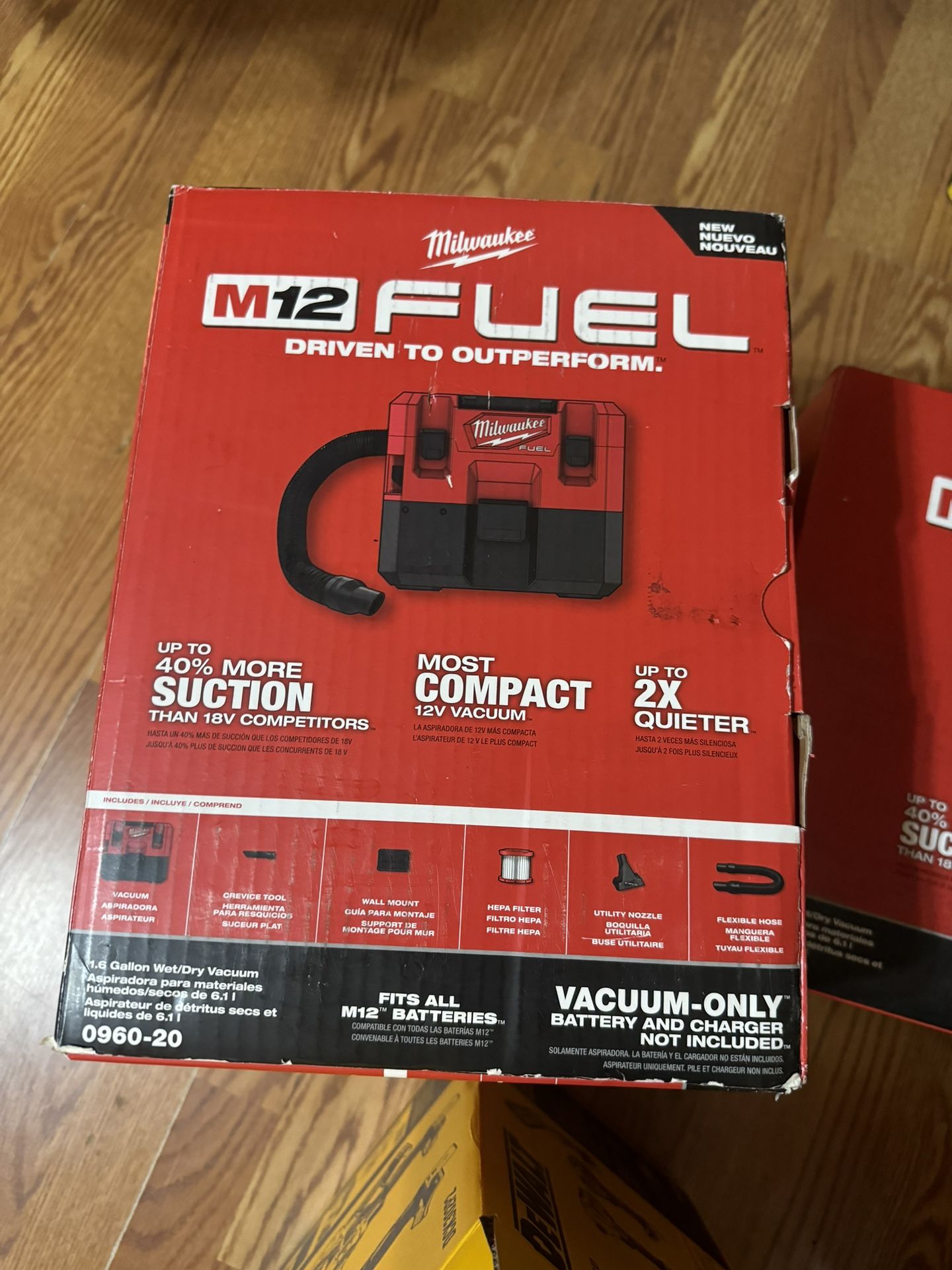 New Milwaukee Vacuum