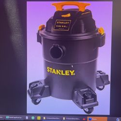 Stanley - SL18116P Wet/Dry Vacuum, 6 Gallon, 4 Horsepower Black