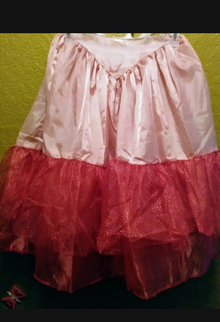 New PinkCostume Skirts Bustle Petticoat