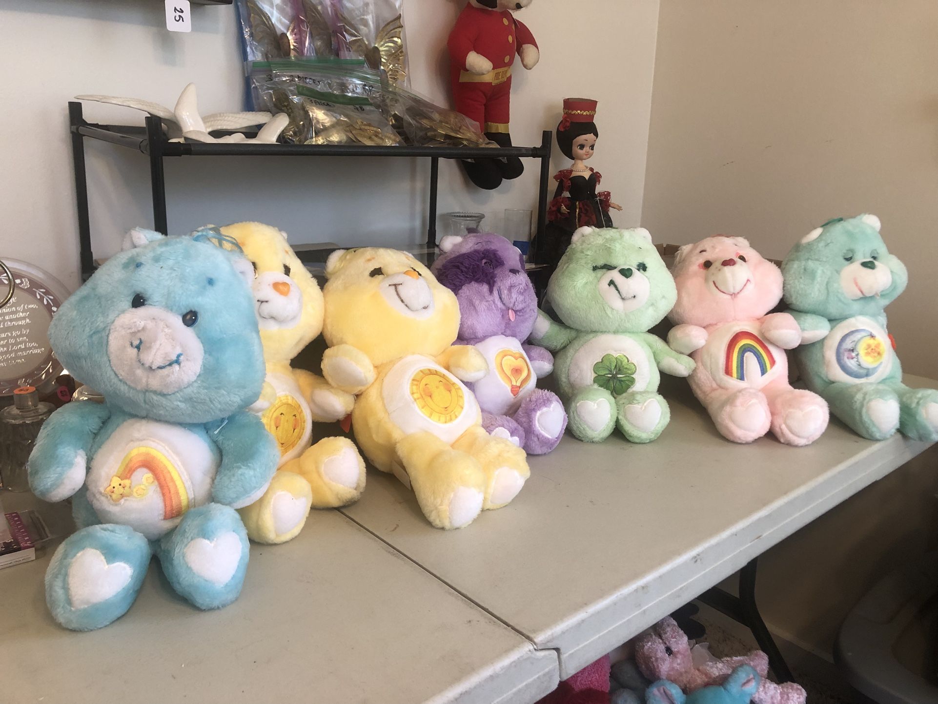 Vintage Care Bears, Lot of 7 For $140