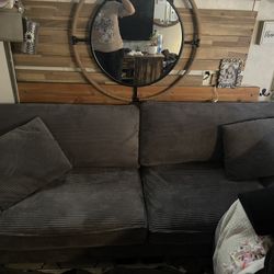 7 Pies Sofa Gris