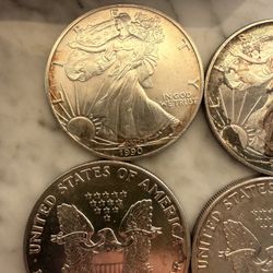 Liberty Dollar  4 Silver Oz