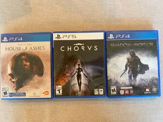 PS4 and PS5 games
