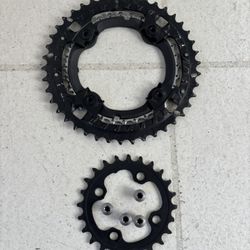Shimano HG-X Triple Chain Ring 42-32-24T 104 BCD