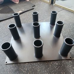  OLYMPIC BARBELL STAND. CAN HOLD UP TO 9 BARBELLS ( BRAND NEW)
