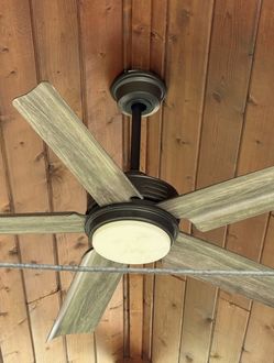 LED Indoor/Outdoor Ceiling Fan with Remote