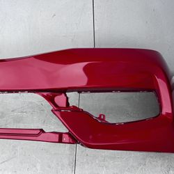 2016 2017 HONDA ACCORD FRONT BUMPER RED ORIGINAL