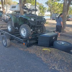 Atv, 2 Spot Trailer Plus 2007 Upgraded Grizzly 700 4x4 EPS