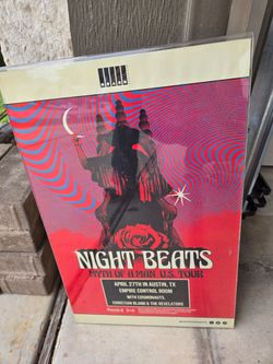 Vintage Night Beats Myth of a Man US Tour Poster