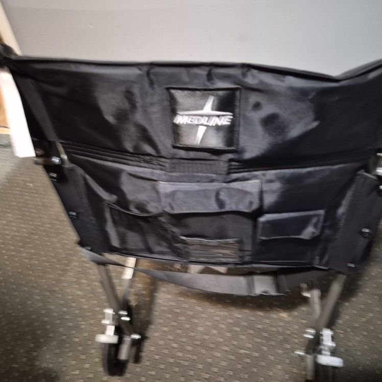 Med LINE Transport CHAIR W/LEG Rest