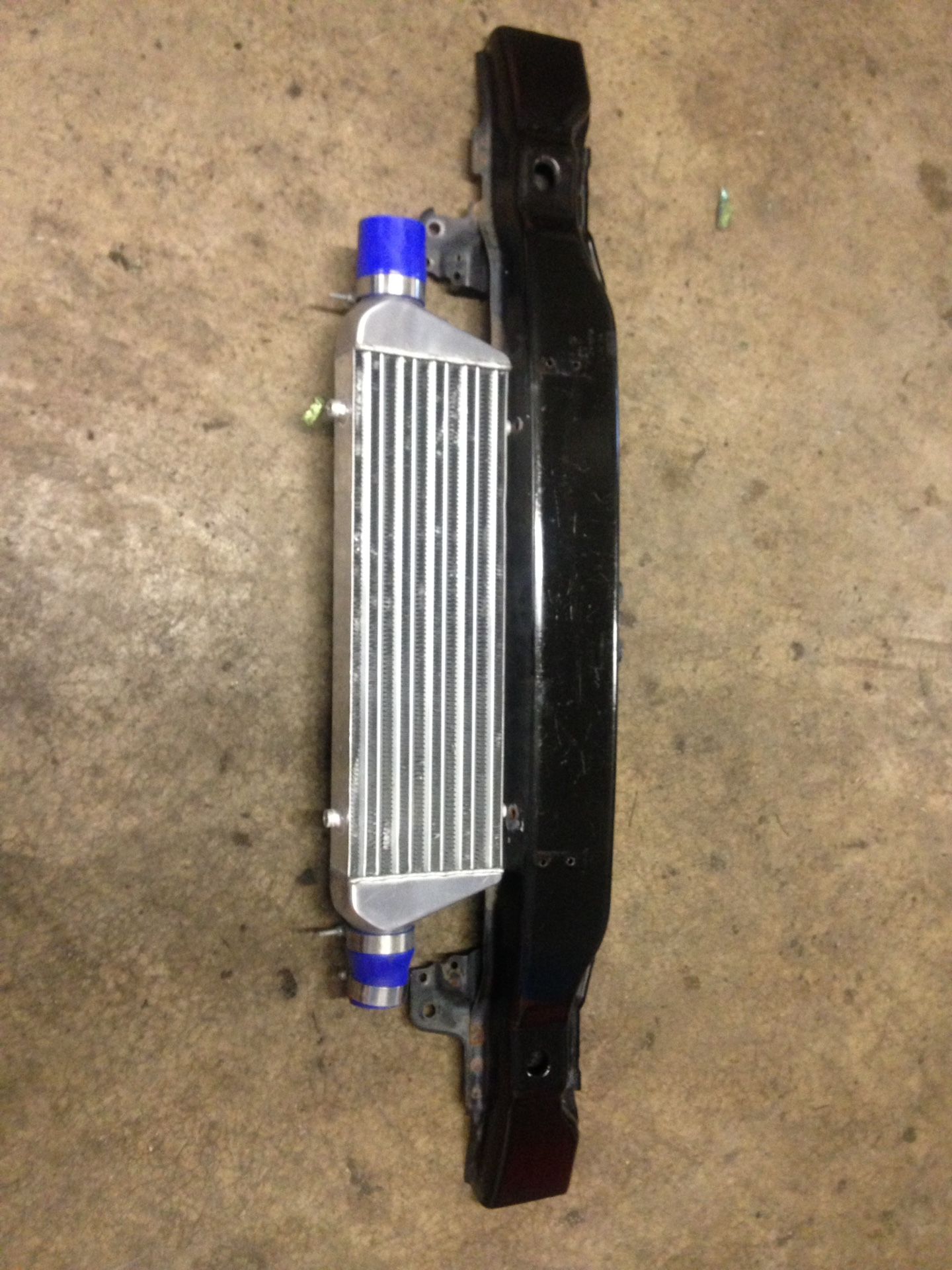 mk4 jetta 1.8t intercooler with bash bar