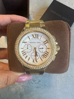 Michael Kors Camille Gold-Tone Chronograph Watch