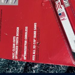 Band Saw And Sawzall Blades 
