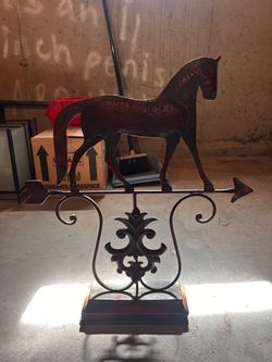 Tabletop Horse Weathervane Decor
