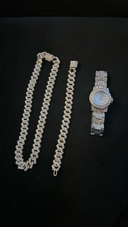 Watch chain and bracelet