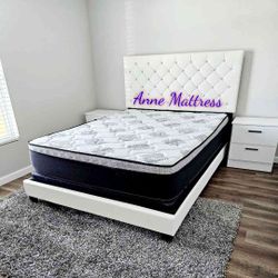 NEW QUEEN PILLOW TOP MATTRESS AND BOX SPRING