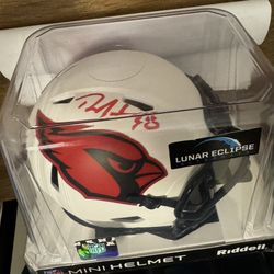 Deandre Hopkins Signed Lunar Eclipse Mini Helmet 