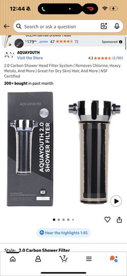 Shower filter