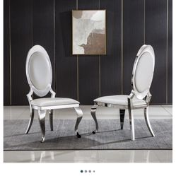 Moving Sale In Brickell/Downtown Miami White LIKE NEW FURNITURE Dining Table With Chairs, Mirrored Coffee Table, Sofa 
