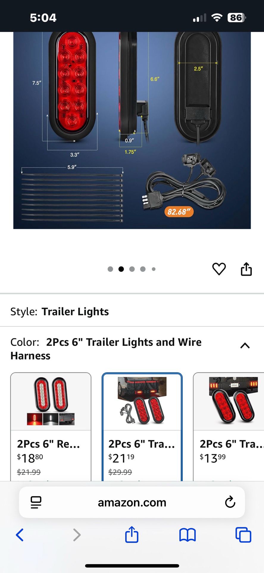 Trailer Break light Kit 