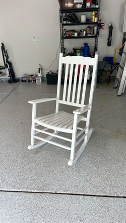 White Rocking Chair