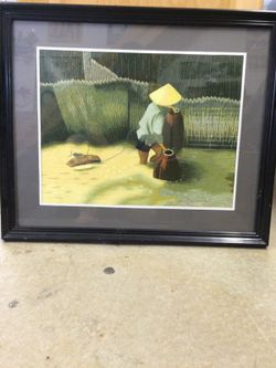 Asian inspired painting