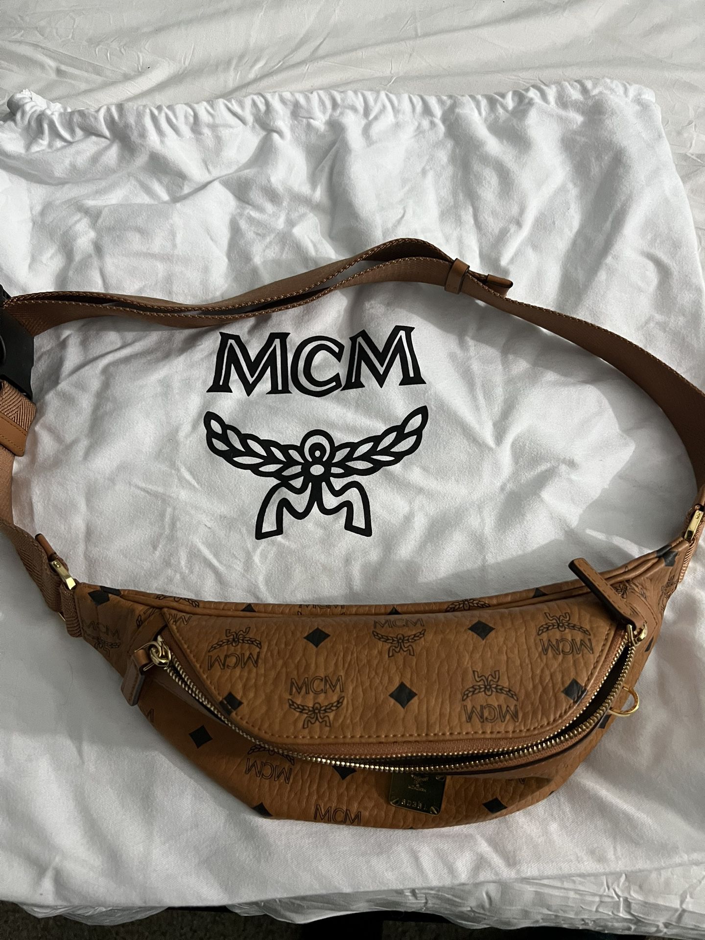 MCM Fursten Visetos Small Belt Bag