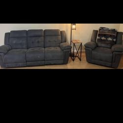 Matching Couch and Recliner Set – Clean, Pet-Free Home – $700