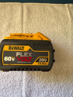 DEWALT FLEXVOLT 20V/60V MAX 12.0Ah Battery DCB612 – Tested