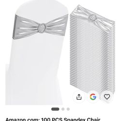 Chair Sashes - Silver 