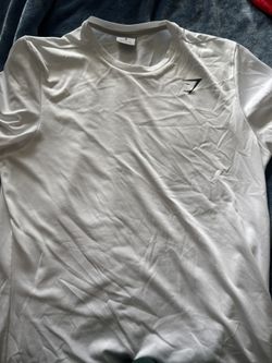 Gym shark White Shirt (medium)