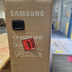 SAMSUNG 4K UHD DU9000 98IN SMART LED TV