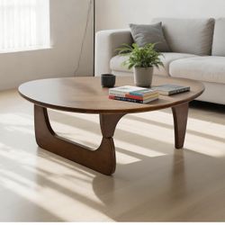 Noguchi styled Coffee Table - Walnut Finish